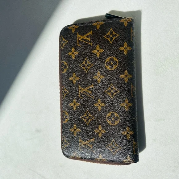 Louis Vuitton Monogram Zippy Organizer, Men,Women,Unisex Long Wallet